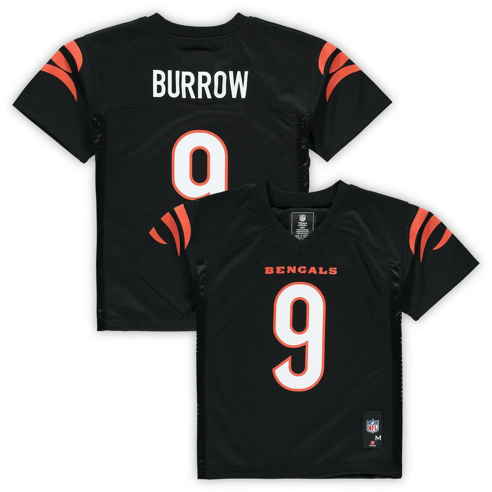 Joe Burrow Cincinnati Bengals Preschool Replica Player Jersey - Black - NFL
