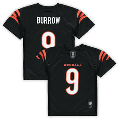 Joe Burrow Cincinnati Bengals Preschool Replica Player Jersey - Black - NFL