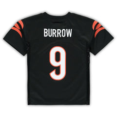 Joe Burrow Cincinnati Bengals Preschool Replica Player Jersey - Black - NFL