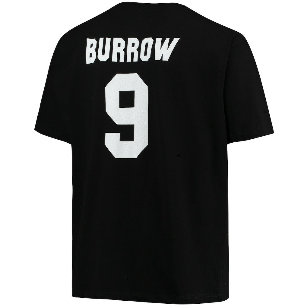 Joe Burrow Cincinnati Bengals Big & Tall Player Name & Number T-Shirt - Black - Fanatics