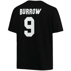 Joe Burrow Cincinnati Bengals Big & Tall Player Name & Number T-Shirt - Black - Fanatics