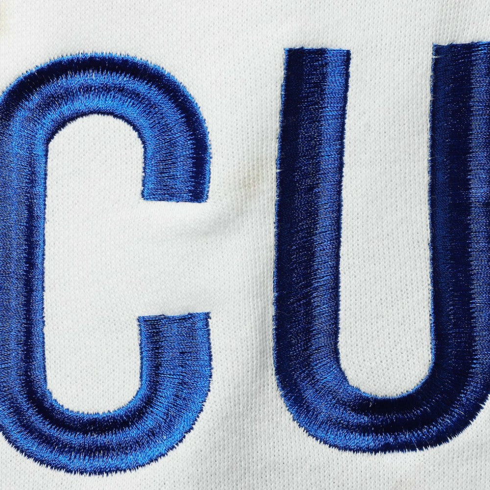 Chicago Cubs Mitchell & Ness Women's Color Block 2.0 Pullover Sweatshirt Outlet