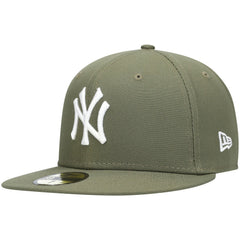 New York Yankees New Era White Logo 59FIFTY Fitted Hat Outlet