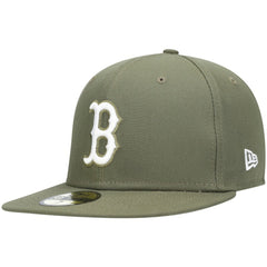 Boston Red Sox New Era White Logo 59FIFTY Fitted Hat Outlet