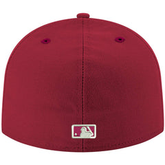 Miami Marlins New Era White Logo 59FIFTY Fitted Hat Outlet
