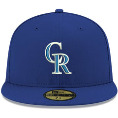 Colorado Rockies New Era White Logo 59FIFTY Fitted Hat Outlet