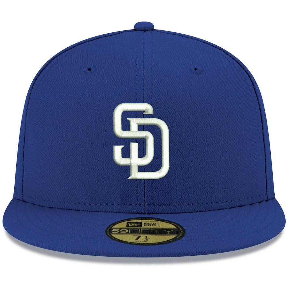 San Diego Padres New Era White Logo 59FIFTY Fitted Hat Online