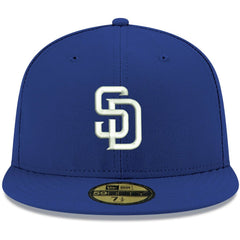 San Diego Padres New Era White Logo 59FIFTY Fitted Hat Online