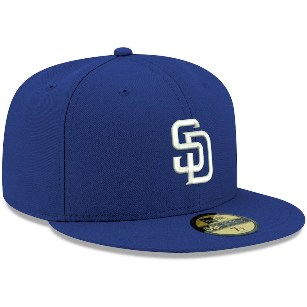 San Diego Padres New Era White Logo 59FIFTY Fitted Hat Online