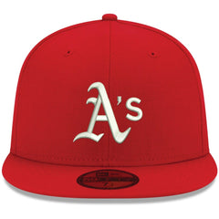 Athletics New Era White Logo 59FIFTY Fitted Hat for sale
