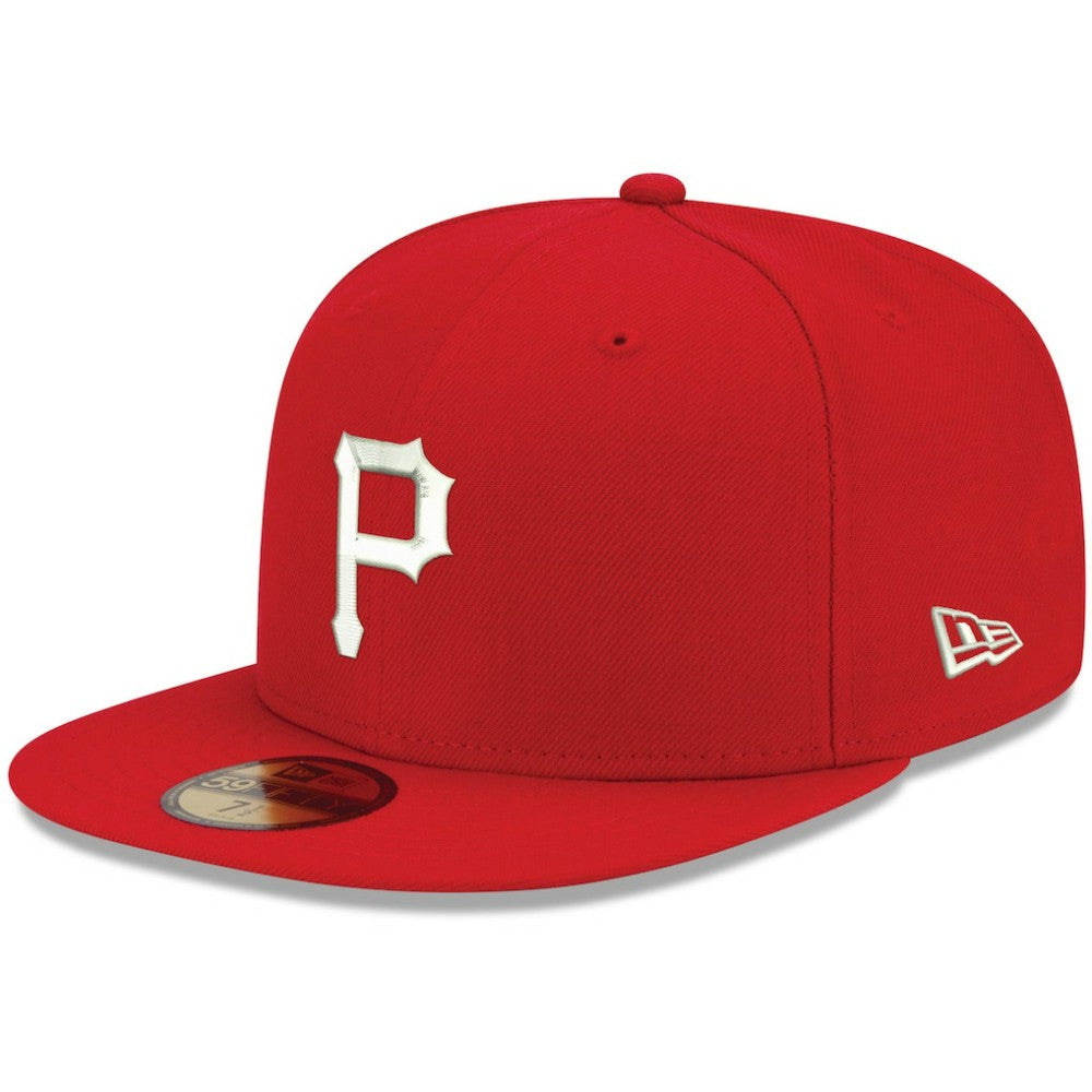 Pittsburgh Pirates New Era White Logo 59FIFTY Fitted Hat Near Me