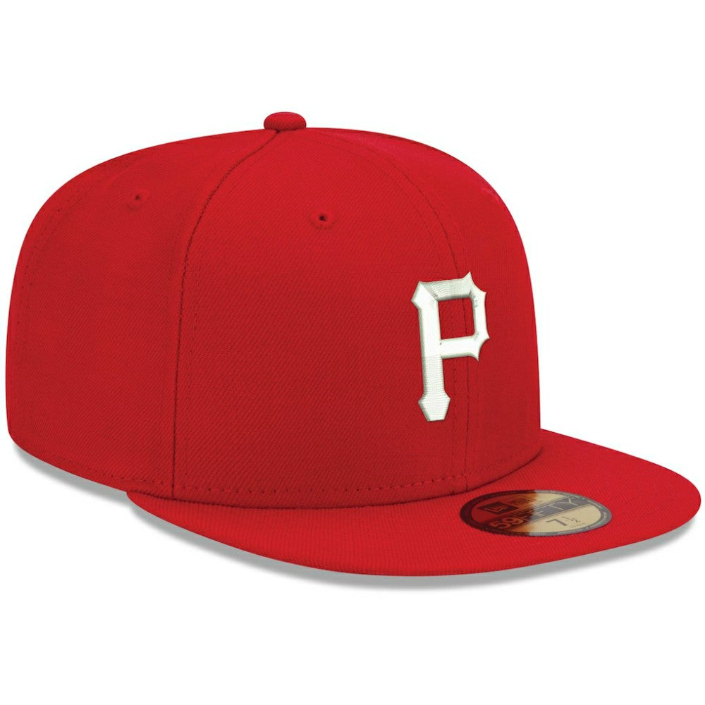 Pittsburgh Pirates New Era White Logo 59FIFTY Fitted Hat Near Me