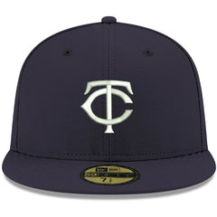 Minnesota Twins New Era White Logo 59FIFTY Fitted Hat for sale