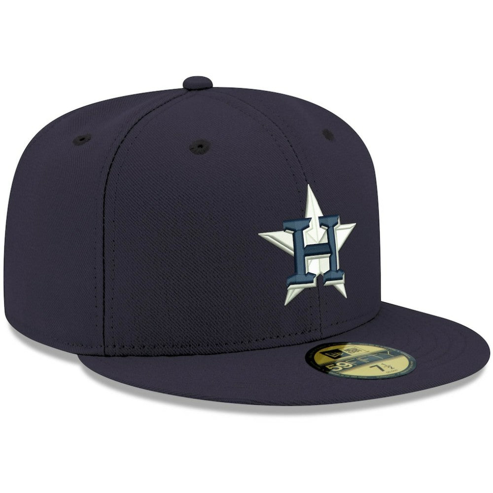 Houston Astros New Era White Logo 59FIFTY Fitted Hat Near Me
