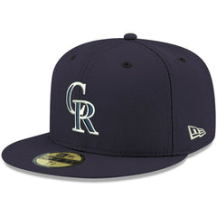 Colorado Rockies New Era White Logo 59FIFTY Fitted Hat Discount