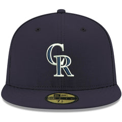 Colorado Rockies New Era White Logo 59FIFTY Fitted Hat Discount