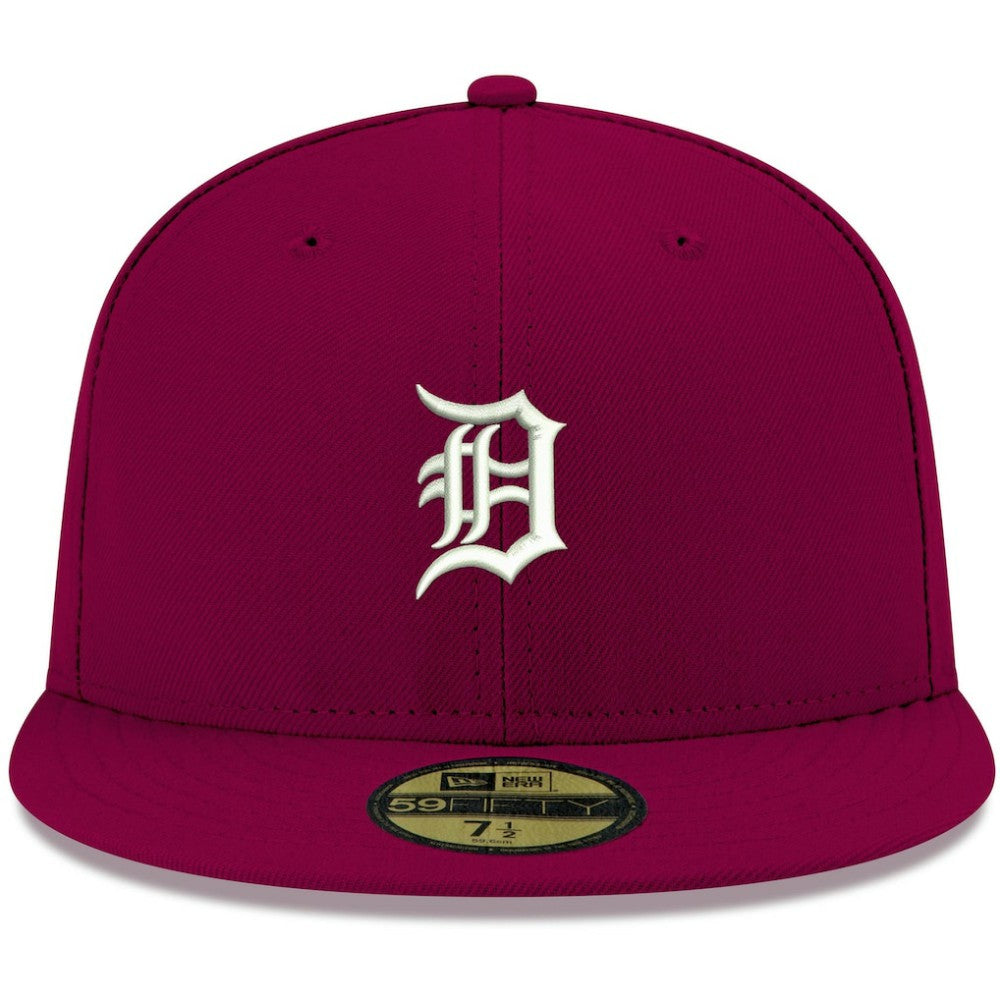 Detroit Tigers New Era White Logo 59FIFTY Fitted Hat Online