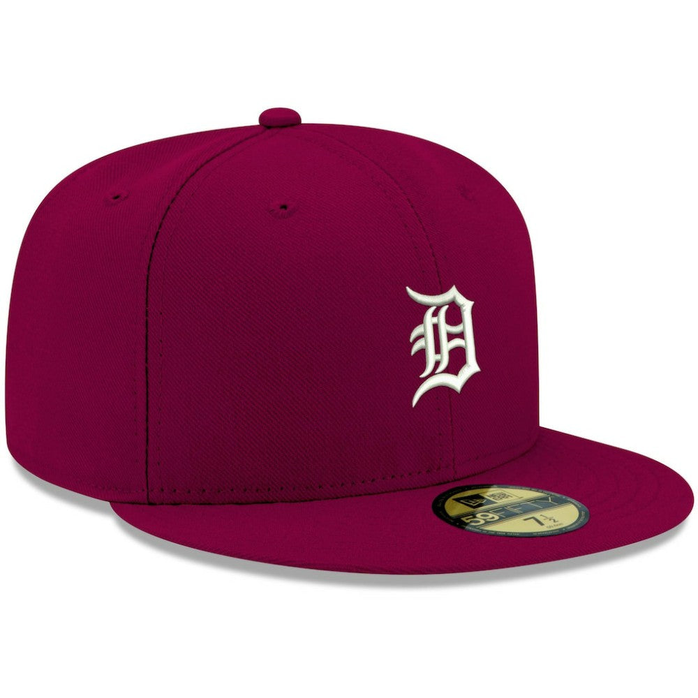 Detroit Tigers New Era White Logo 59FIFTY Fitted Hat Online
