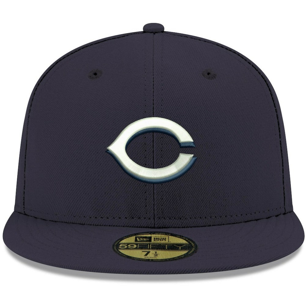 Cincinnati Reds New Era White Logo 59FIFTY Fitted Hat Online