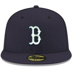 Boston Red Sox New Era White Logo 59FIFTY Fitted Hat Online