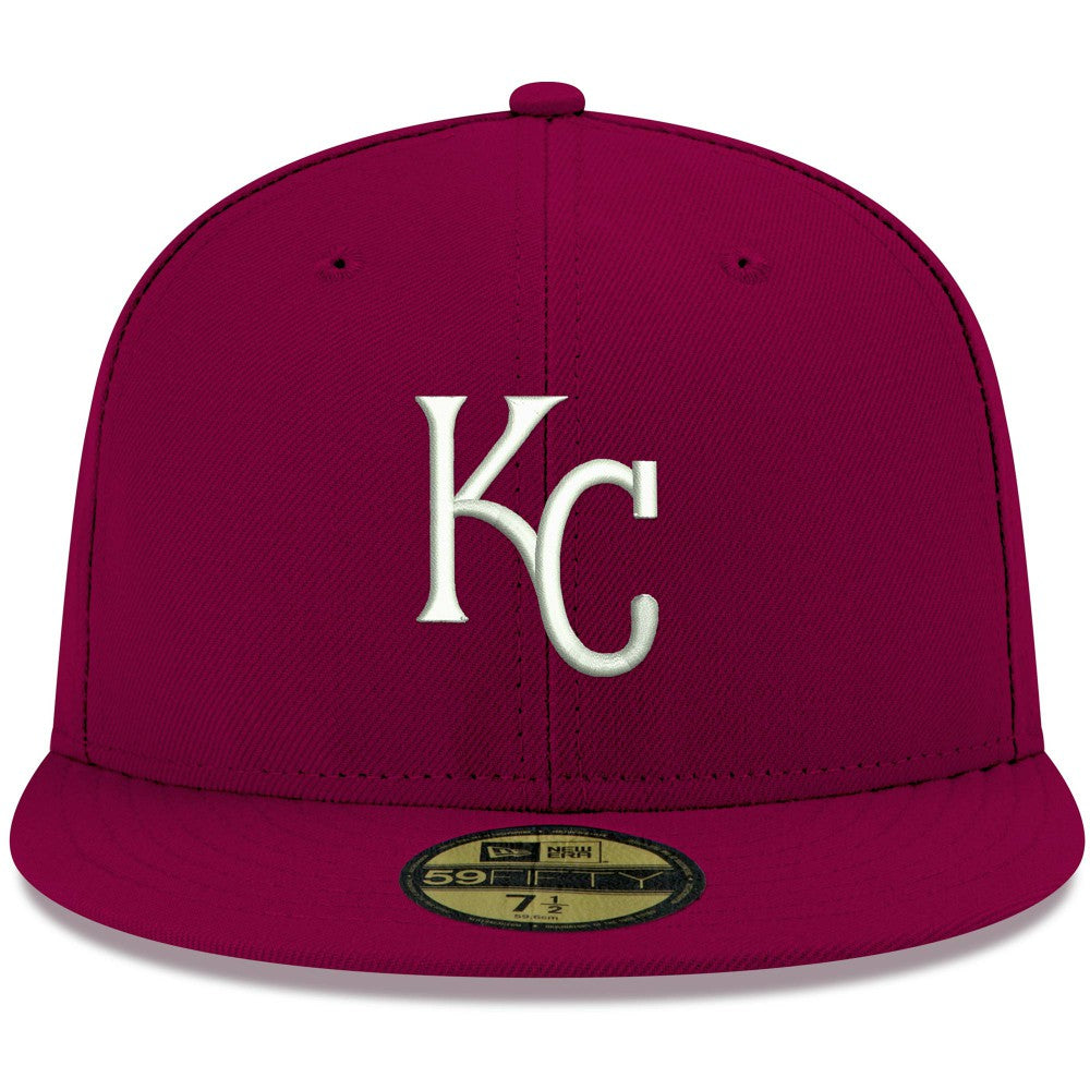 Kansas City Royals New Era White Logo 59FIFTY Fitted Hat Near Me
