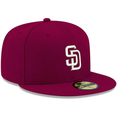 San Diego Padres New Era White Logo 59FIFTY Fitted Hat Near Me