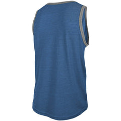 Los Angeles Rams New Era Ringer Tri-Blend Tank Top - Heathered Royal - NFL