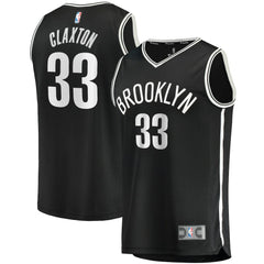 Fanatics Nicolas Claxton Brooklyn Nets Fast Break Replica Jersey Icon Edition Black