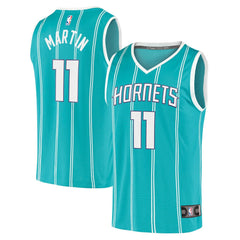 Fanatics Cody Martin Charlotte Hornets Fast Break Replica Jersey Icon Edition Teal