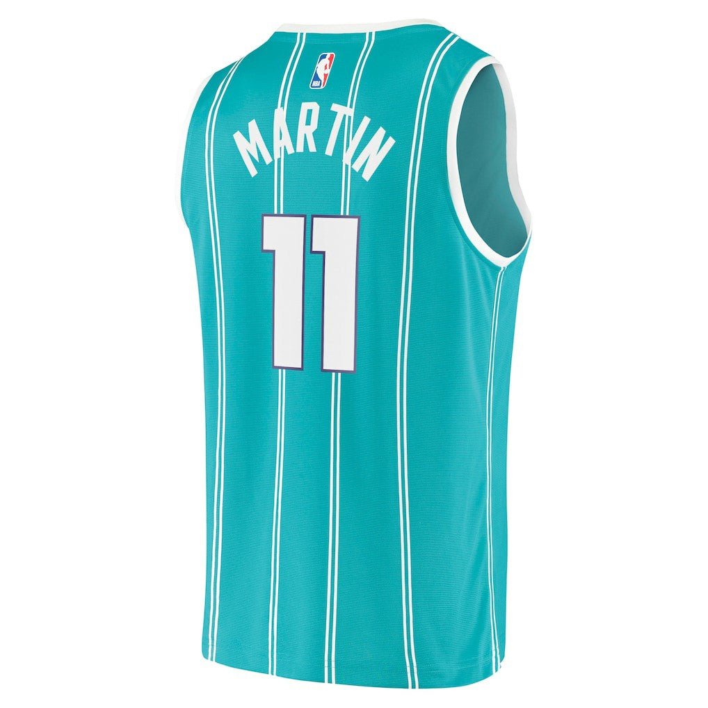 Fanatics Cody Martin Charlotte Hornets Fast Break Replica Jersey Icon Edition Teal