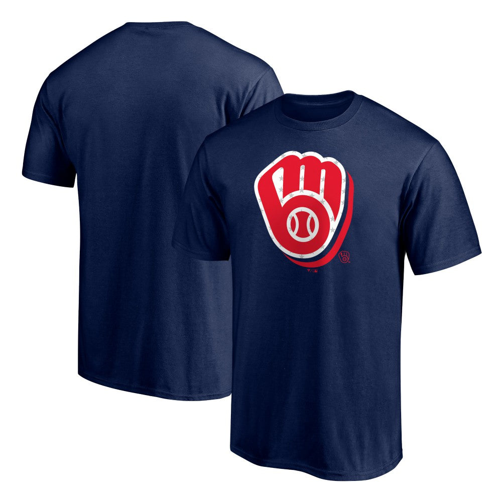 Milwaukee Brewers Red White and Team T-Shirt Online