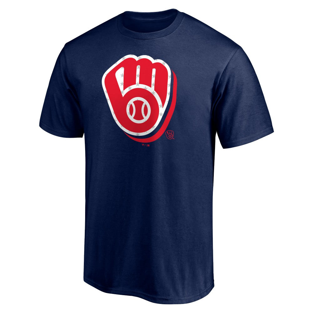 Milwaukee Brewers Red White and Team T-Shirt Online