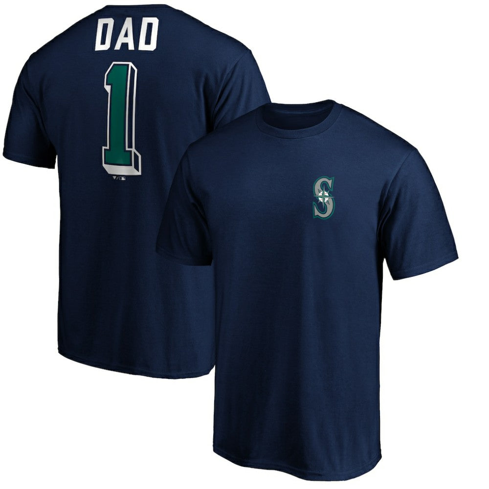 Seattle Mariners Number One Dad T-Shirt Outlet