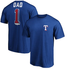 Texas Rangers Number One Dad T-Shirt Discount