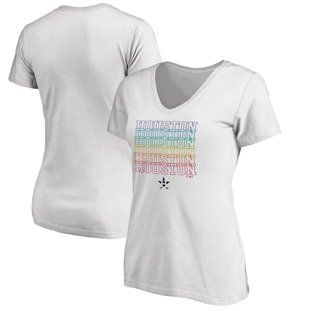 Houston Astros Women's City Pride V-Neck T-Shirt Online
