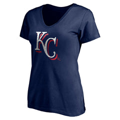 Kansas City Royals Women's Red White and Team V-Neck T-Shirt Near Me