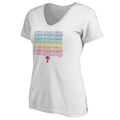 Philadelphia Phillies Women's City Pride V-Neck T-Shirt Near Me