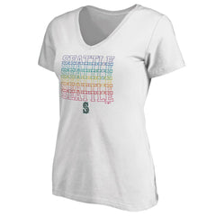 Seattle Mariners Women's City Pride V-Neck T-Shirt for sale