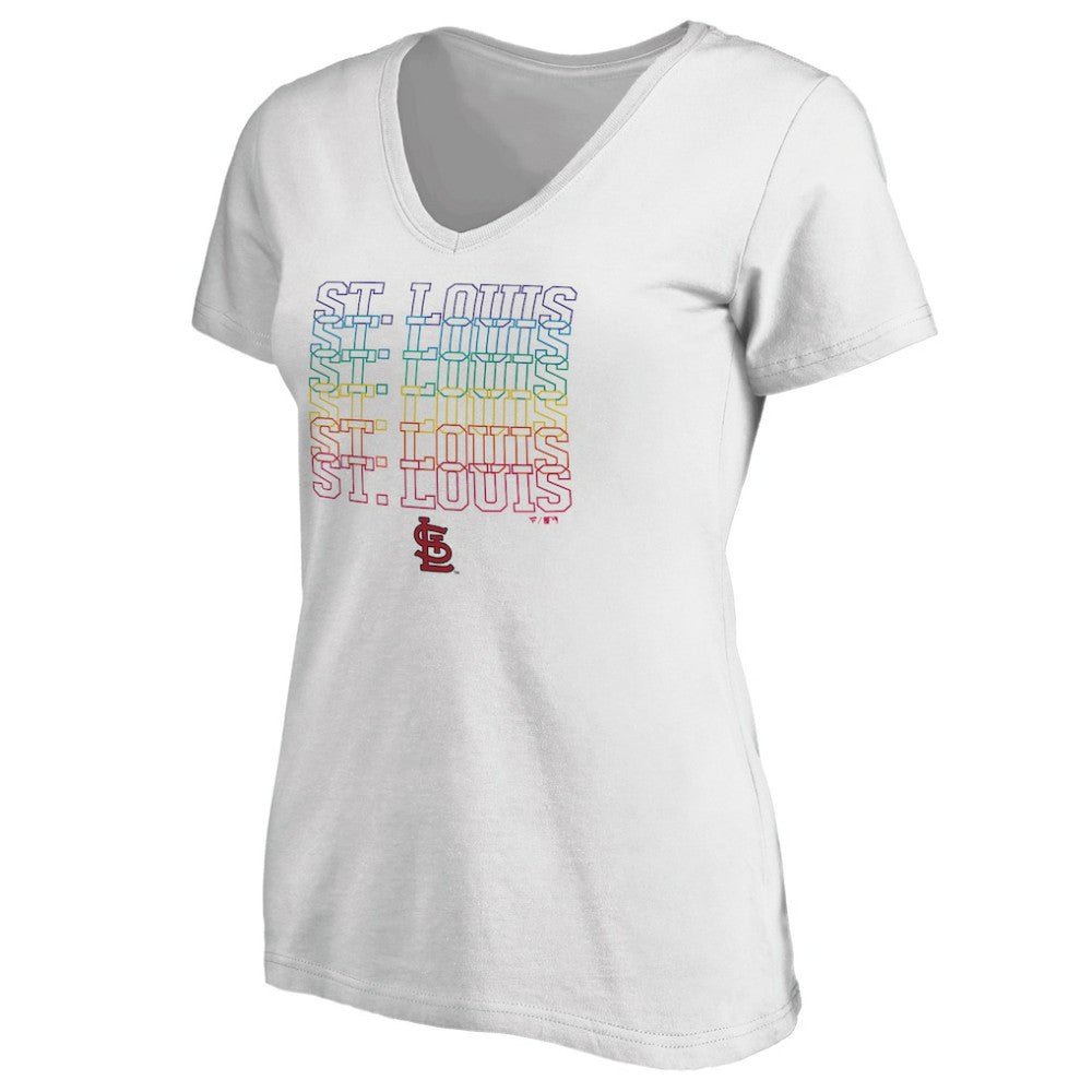 St. Louis Cardinals Women's City Pride V-Neck T-Shirt Online
