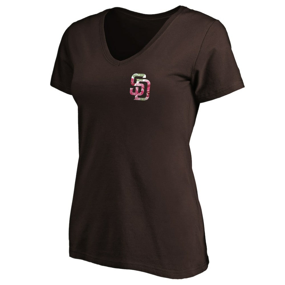 San Diego Padres Women's Mother's Day V-Neck T-Shirt Near Me