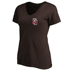 San Diego Padres Women's Mother's Day V-Neck T-Shirt Near Me