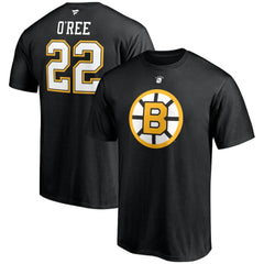 Willie O'Ree Boston Bruins Fanatics Authentic Stack Retired Player Name & Number T-Shirt - Black | Fanatics Lifestyle