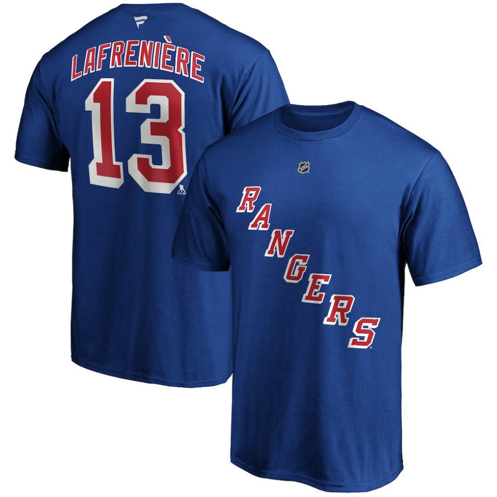 Alexis Lafreniere New York Rangers Fanatics Big & Tall Name & Number T-Shirt - Blue | Fanatics discount