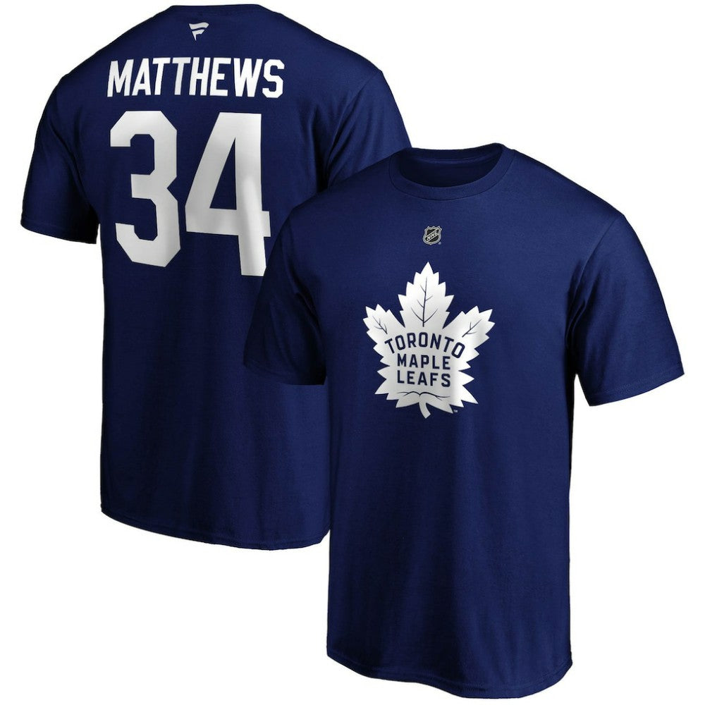 Auston Matthews Toronto Maple Leafs Fanatics Big & Tall Name & Number T-Shirt - Blue | Fanatics discount