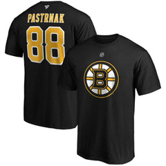 David Pastrnak Boston Bruins Fanatics B&T Name and Number T-Shirt - Black | Fanatics Clearance