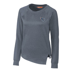 Tennessee Titans Cutter & Buck Women's Jackson Pullover Sweatshirt - Heathered Navy - NFL
