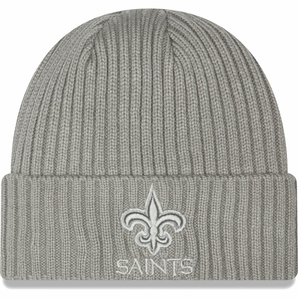 New Orleans Saints New Era Core Classic Cuffed Knit Hat - Gray - NFL