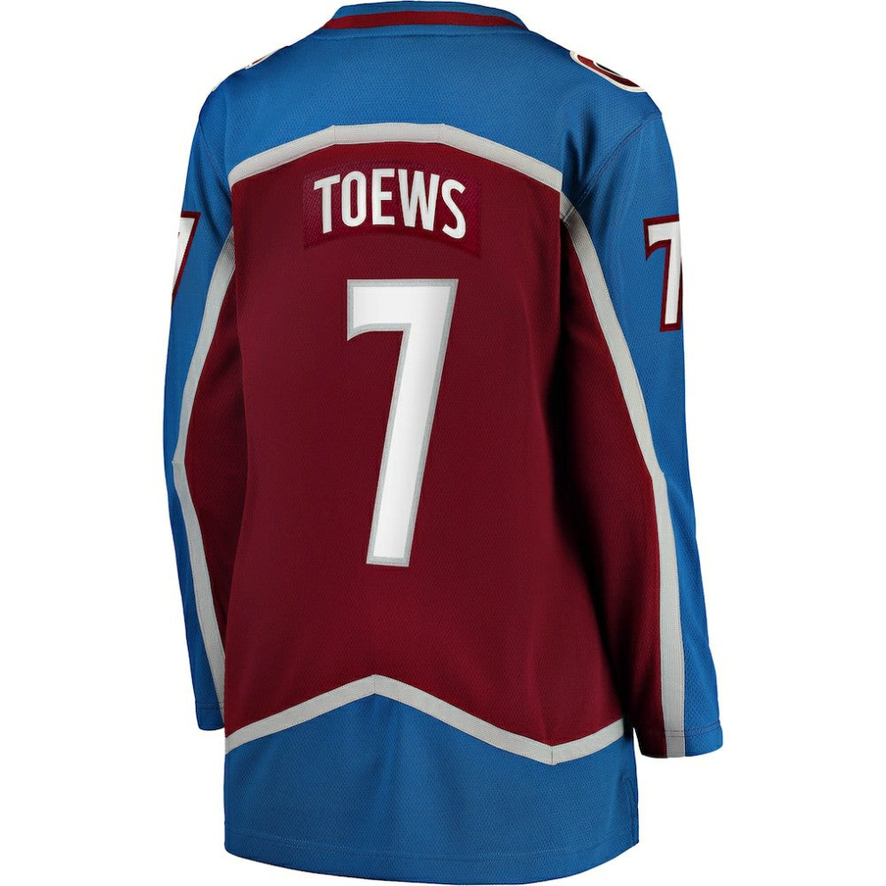 Devon Toews Colorado Avalanche Fanatics Women's Home Breakaway Player Jersey - Burgundy | Fanatics sale