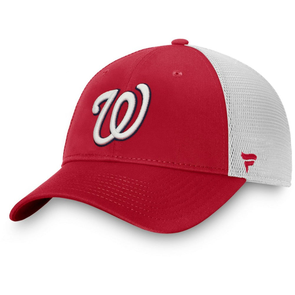 Washington Nationals Fanatics Team Core Unstructured Trucker Adjustable Hat Online