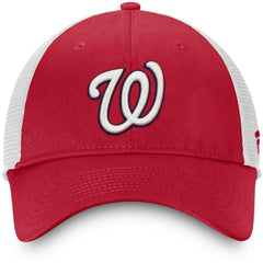 Washington Nationals Fanatics Team Core Unstructured Trucker Adjustable Hat Online